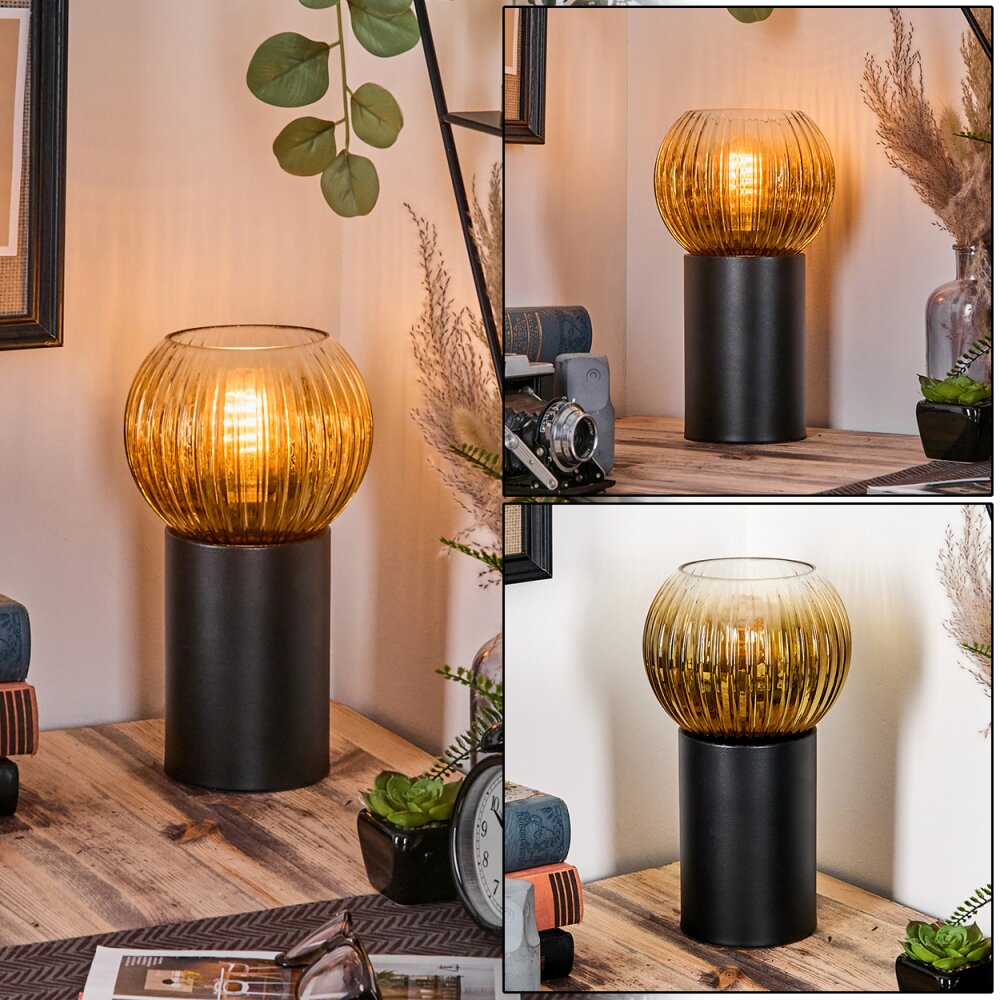 Koyoto Luminarias esféricas, Lámparas de escritorio, Lámparas de mesa dorado, Transparente, 1 luz main product photo