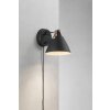 Design For The People by Nordlux Strap Aplique Negro, 1 luz