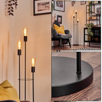 Limmingen Lámpara de pie Negro, 3 luces