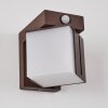 Swanek Aplique de exterior LED Color óxido, 1 luz, Sensor de movimiento