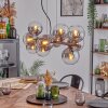 Gastor Lámparas suspendidas, Luminarias esféricas, Lámparas colgantes Transparente, Ahumado, 10 luces
