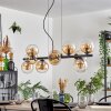 Gastor Lámparas suspendidas, Luminarias esféricas, Lámparas colgantes Colores ámbar, Transparente, 10 luces