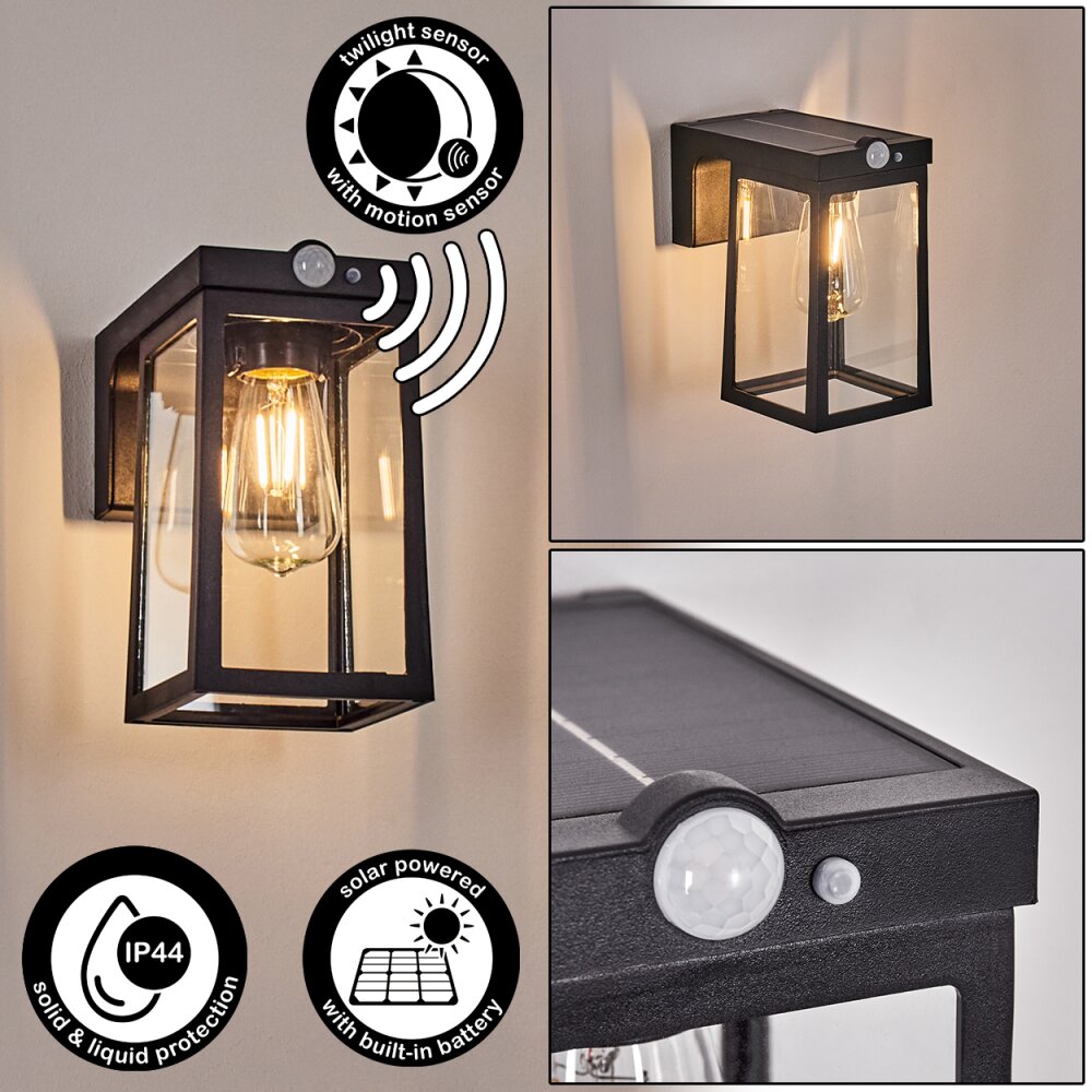 Verup Aplique de exterior, Apliques LED Negro, 1 luz, Sensor de movimiento main product photo