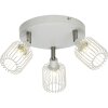 Brilliant Flavian Lámpara focos circular Blanca, 3 luces