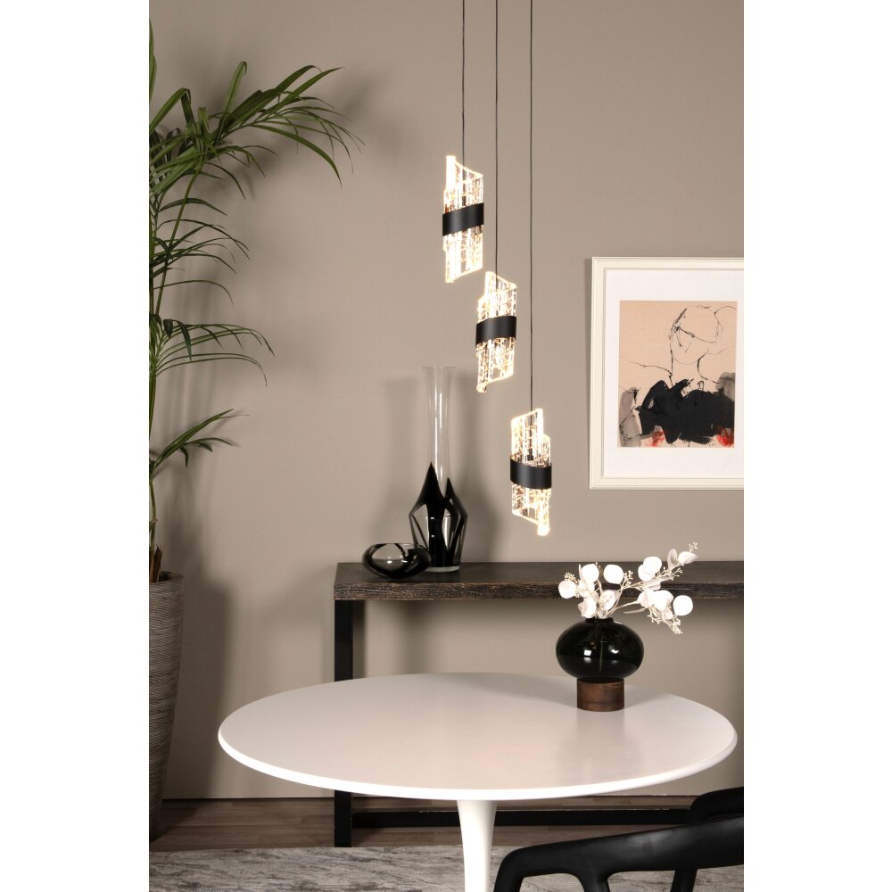 Lámparas Lucide KLIGANDE Lámparas colgantes LED Negro, 3 luces main product photo