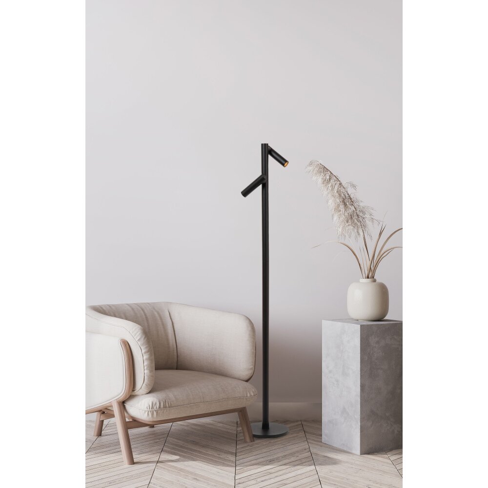 Lámparas Lucide ANTRIM Lámpara de pie LED Negro, 1 luz main product photo