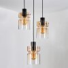 Hasvik Lámparas suspendidas, Lámparas colgantes Cromo, Negro, 3 luces