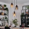Hasvik Lámparas suspendidas, Lámparas colgantes Cromo, Negro, 3 luces