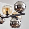 Gastor Lámparas suspendidas, Luminarias esféricas, Lámparas colgantes Colores ámbar, Cromo, Ahumado, 10 luces