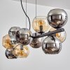 Gastor Lámparas suspendidas, Luminarias esféricas, Lámparas colgantes Colores ámbar, Cromo, Ahumado, 10 luces