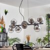 Gastor Lámparas suspendidas, Luminarias esféricas, Lámparas colgantes Cromo, Transparente, Ahumado, 10 luces