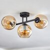 Koyoto Plafones, Luminarias esféricas Colores ámbar, 3 luces