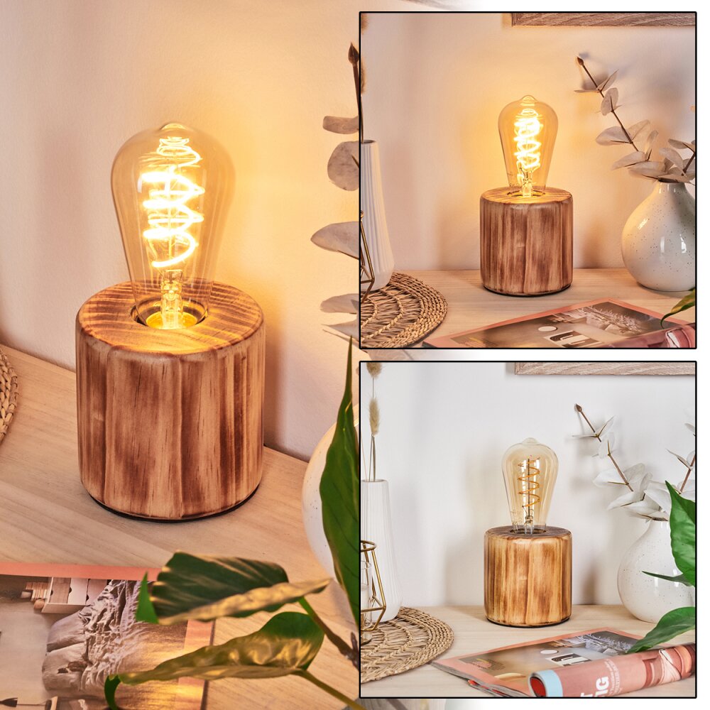 Argea Lámparas de escritorio, Lámparas de mesa Crudo, Negro, 1 luz main product photo