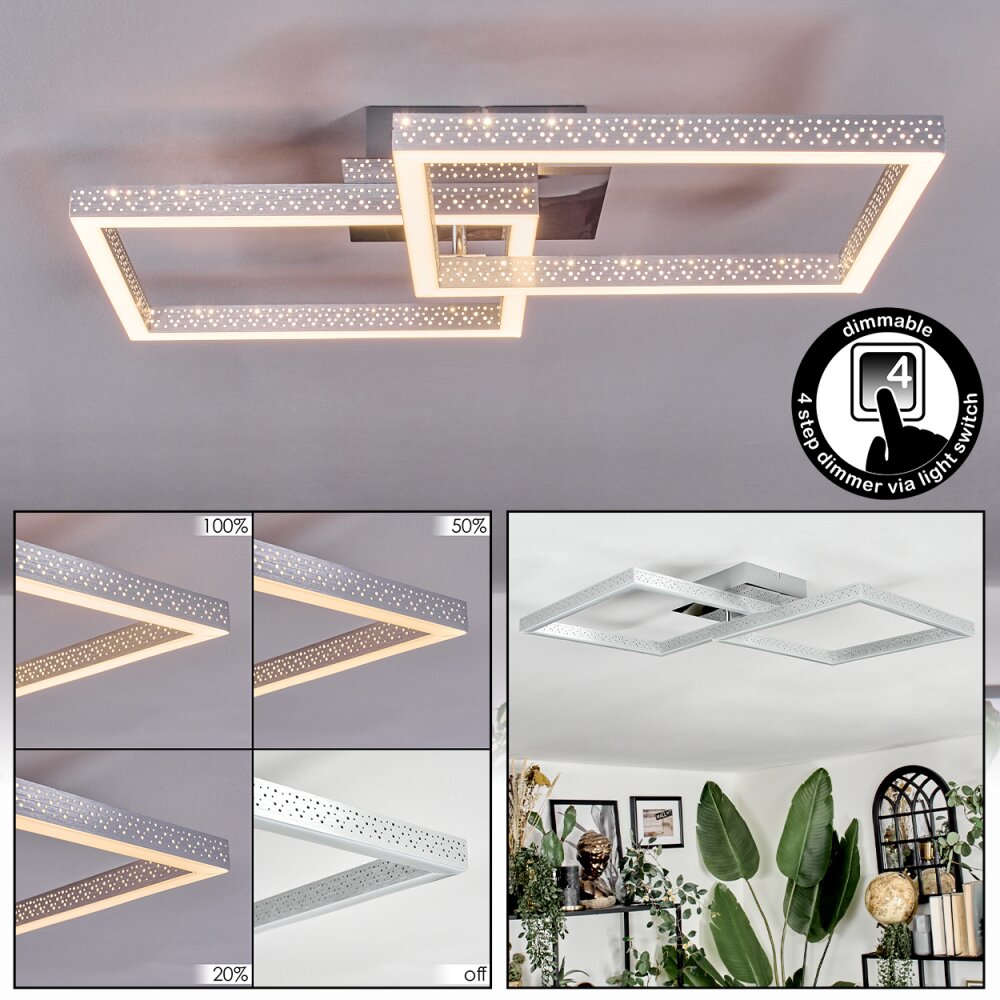 Binor Plafones LED Cromo, 1 luz main product photo