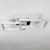 Binor Plafones LED Cromo, 1 luz