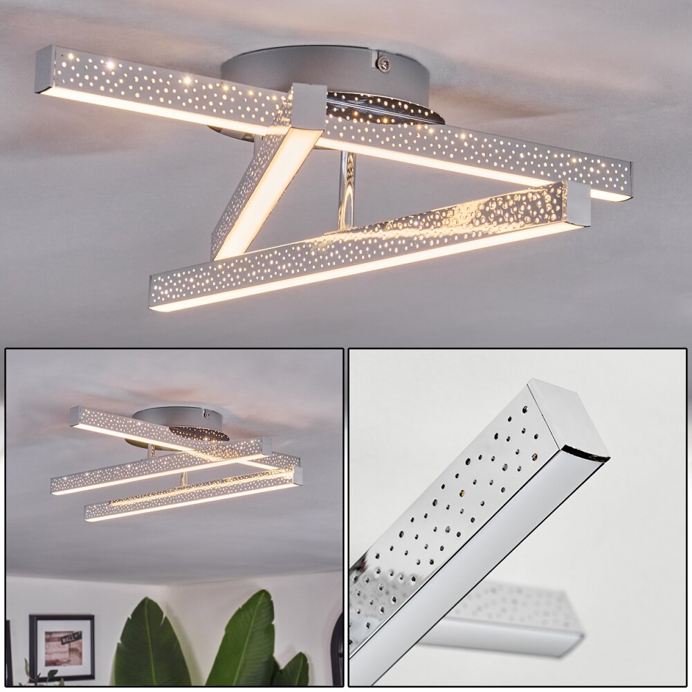 Arlan Plafones LED Cromo, 1 luz main product photo
