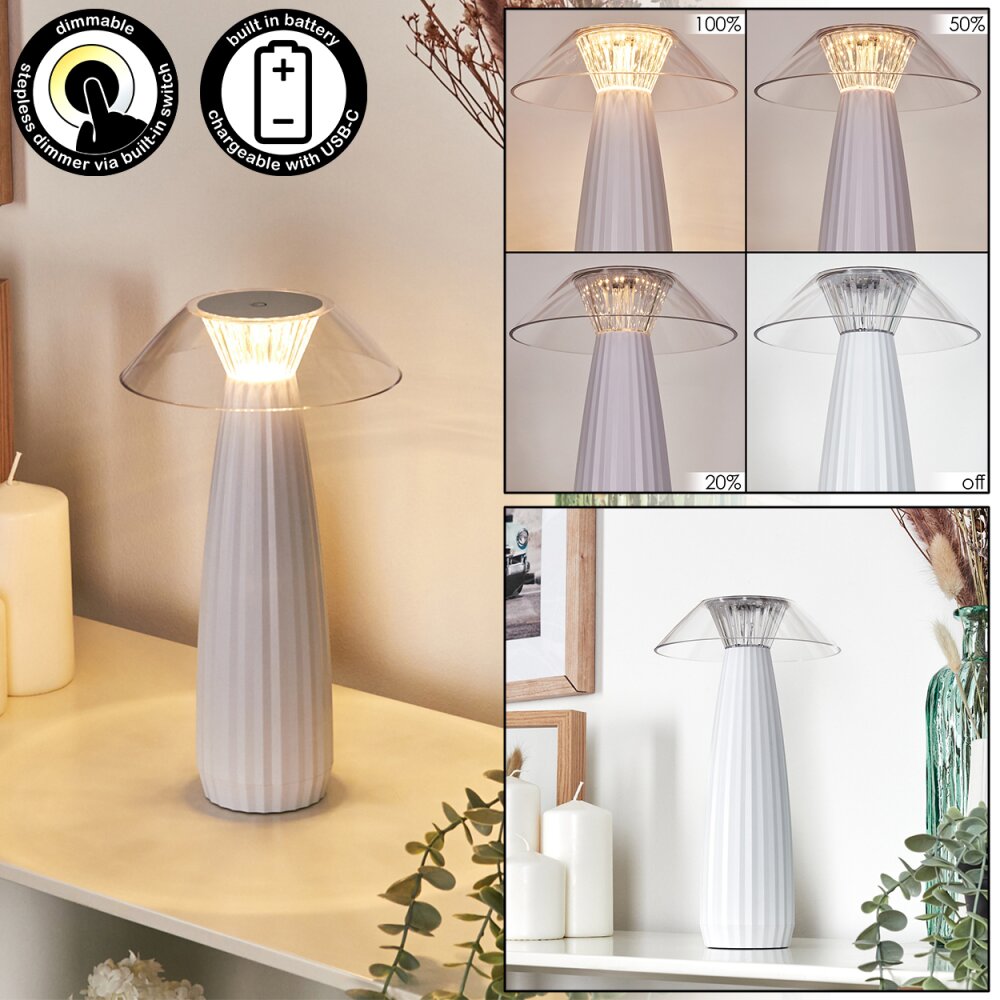 Eryla Lámparas de escritorio, Lámparas de mesa LED Blanca, 1 luz main product photo