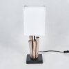 Caren Lámparas de escritorio, Lámparas de mesa Crudo, Negro, 1 luz
