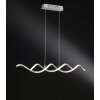 Wofi BONNEY Lámpara Colgante LED Níquel-mate, 1 luz