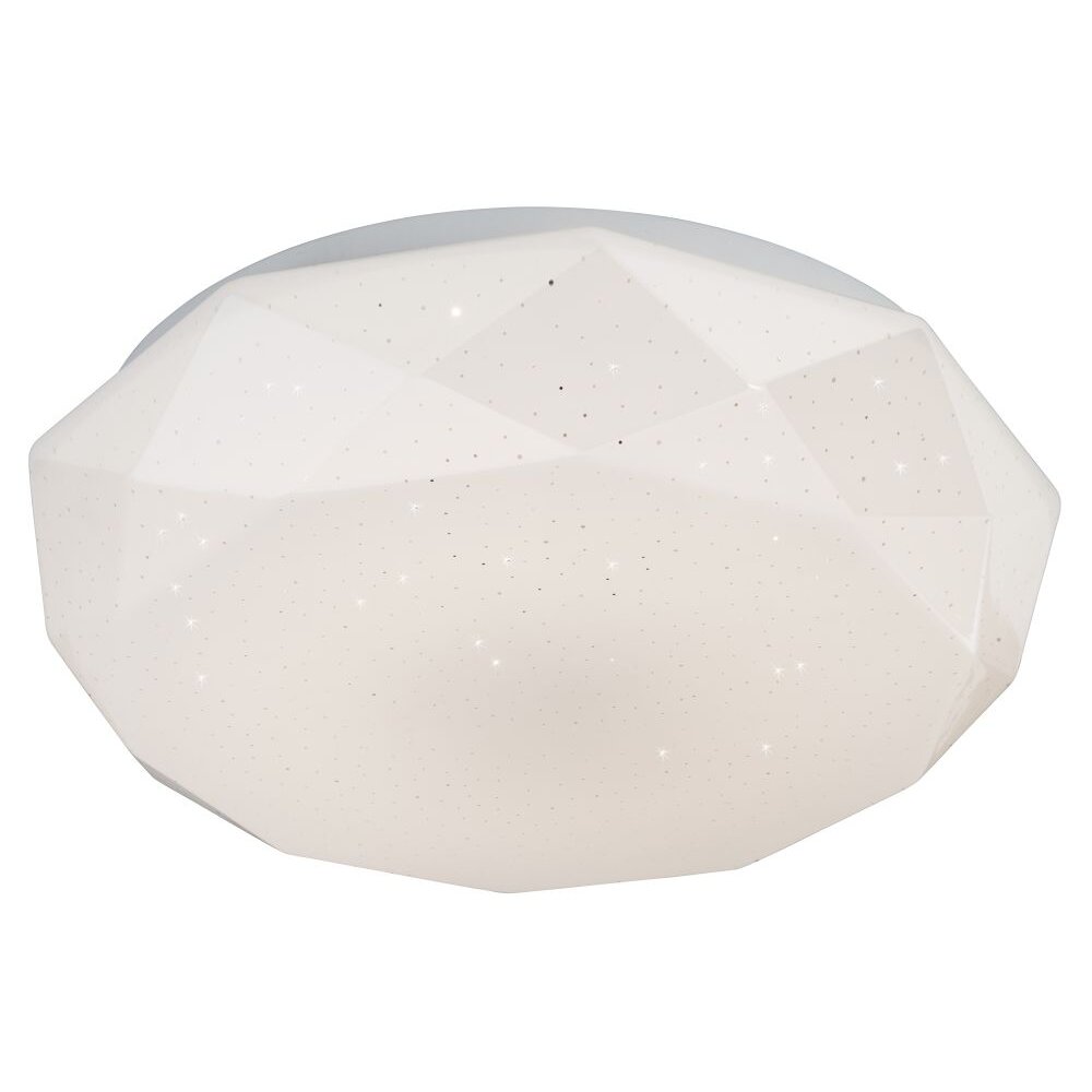 Nino Leuchten DIAMOND Lámpara de Techo LED Blanca, 1 luz main product photo