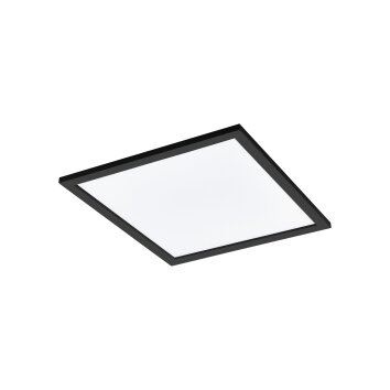 Eglo SALOBRENA Lámpara de Techo LED Negro, 1 luz, Cambia de color