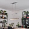 Ortan Lámparas suspendidas, Lámparas colgantes LED Plata, 4 luces