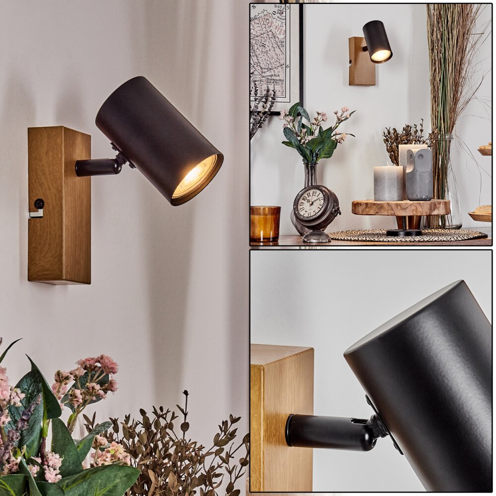 Gesteira Apliques, Spot de pared Color madera, 1 luz main product photo