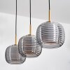 Gutdalen Lámparas suspendidas, Lámparas colgantes dorado, Negro, 3 luces