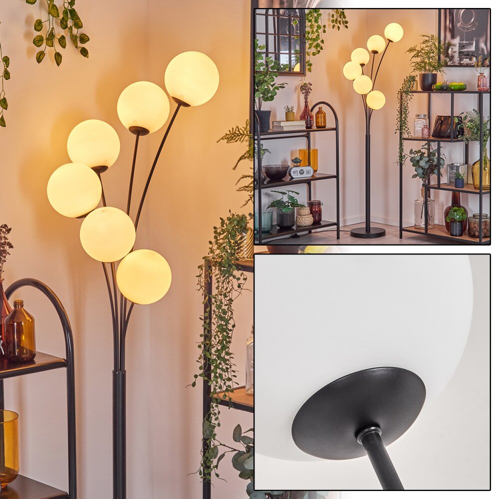 Gastor Lámpara de pie Blanca, 6 luces main product photo