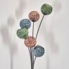 Koyoto Lámpara de pie Azul, Verde, Color cobre, 6 luces