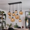 Gastor Lámparas suspendidas, Luminarias esféricas, Lámparas colgantes Colores ámbar, 8 luces