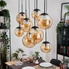 Gastor Lámparas suspendidas, Luminarias esféricas, Lámparas colgantes Colores ámbar, 8 luces