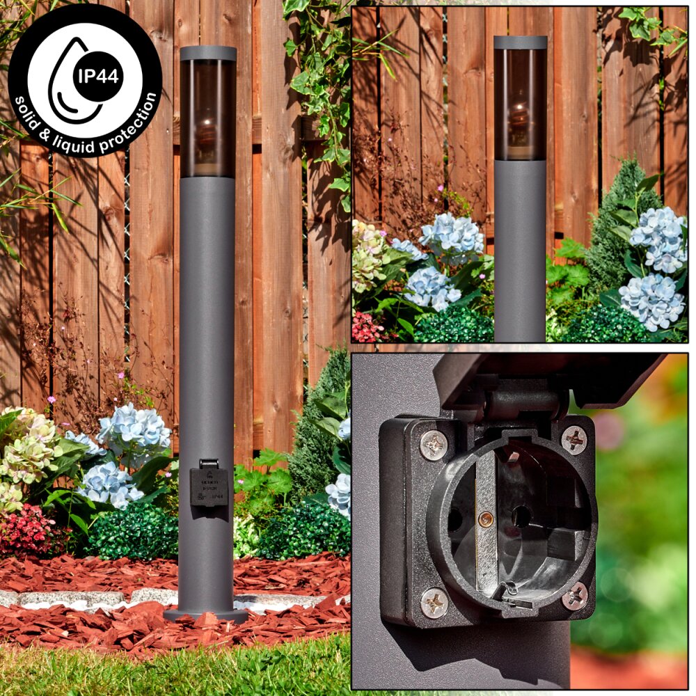 Sessa Lámparas con enchufe, Iluminación de caminos Antracita, 1 luz main product photo