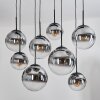 Gastor Lámparas suspendidas, Luminarias esféricas, Lámparas colgantes Transparente, Ahumado, 8 luces