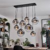 Gastor Lámparas suspendidas, Luminarias esféricas, Lámparas colgantes Transparente, Ahumado, 8 luces