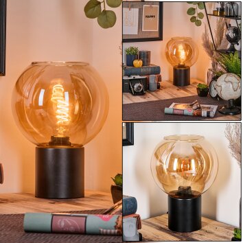 Koyoto Luminarias esféricas, Lámparas de escritorio, Lámparas de mesa 20 cm Colores ámbar, 1 luz