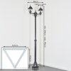 Naofe Candelabro, Iluminación de caminos Negro, Plata, 2 luces