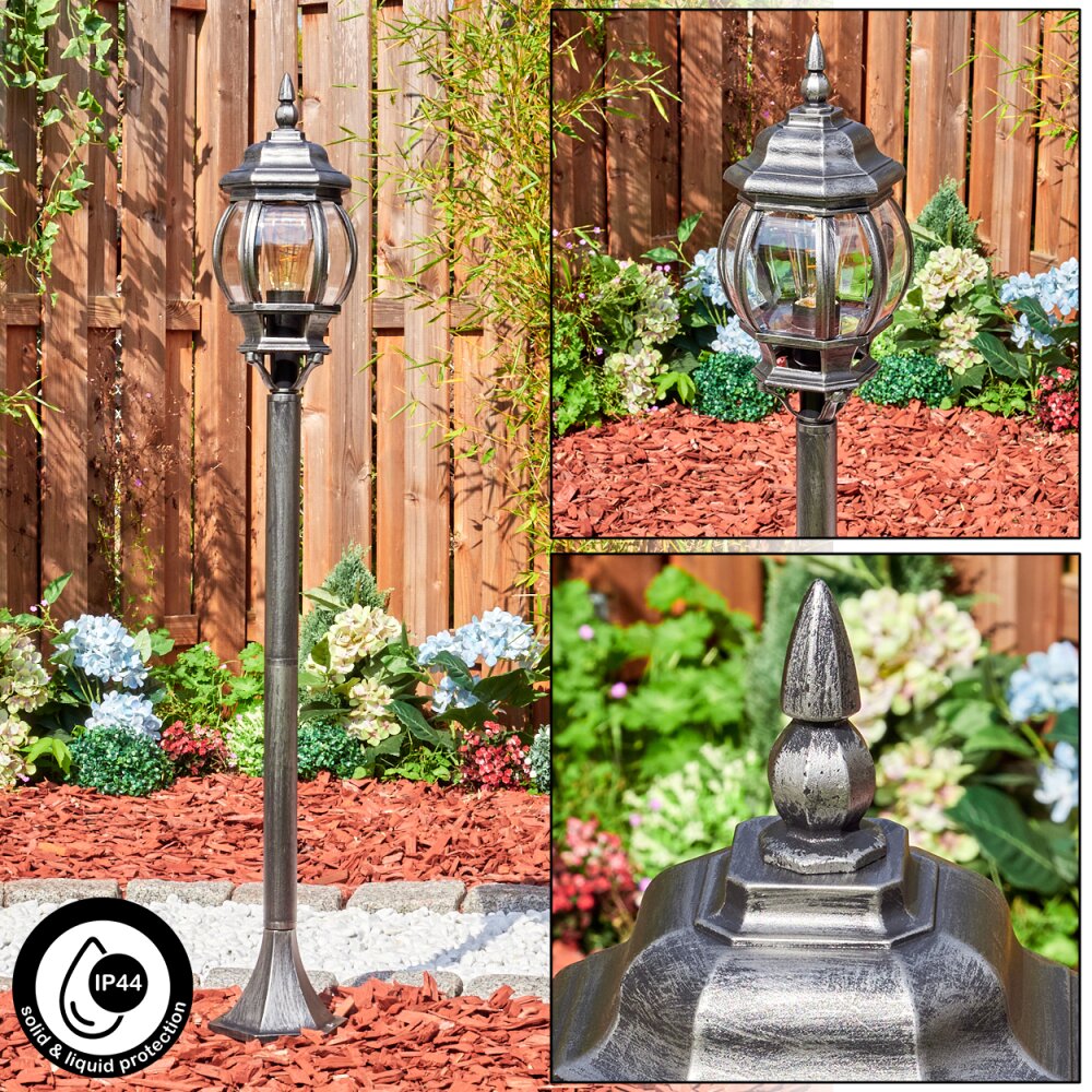 Lentua Iluminación de caminos Negro, Plata, 1 luz main product photo
