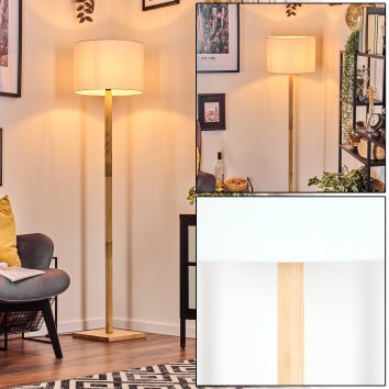 Bassagoda Lámpara de pie Crudo, 1 luz Bassagoda Lámpara de pie Crudo, 1 luz