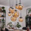 Gastor Lámparas suspendidas, Luminarias esféricas, Lámparas colgantes Colores ámbar, 8 luces
