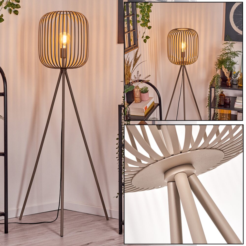 Bystrup Lámpara de pie Beige, Color arena, 1 luz main product photo