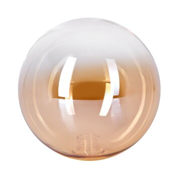 Pantalla de cristal  Chehalis Vidrio de recambio 15 cm Colores ámbar, Transparente