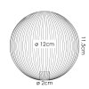 Pantalla de cristal  Chehalis Vidrio de recambio, Pieza de repuesto 12 cm Ahumado