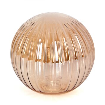 Pantalla de lámpara de cristal  Chehalis Vidrio de recambio 12 cm Colores ámbar