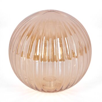 Pantalla de cristal  Chehalis Vidrio de recambio 15 cm Colores ámbar
