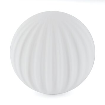 Pantalla de cristal  Chehalis Vidrio de recambio 10 cm Blanca