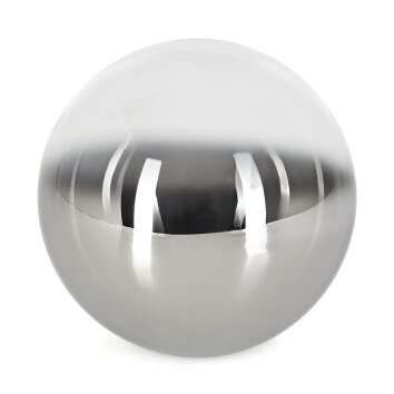 Pantalla de cristal  Chehalis Vidrio de recambio 12 cm Cromo, Transparente, Ahumado
