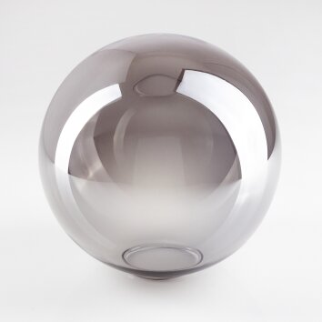 Pantalla de lámpara de cristal  Gastor Vidrio de recambio 15 cm Ahumado