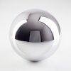 Pantalla de cristal  Gastor Vidrio de recambio 15 cm Cromo, Ahumado