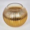 Pantalla de cristal  Koyoto Vidrio de recambio, Pieza de repuesto 20 cm dorado, Transparente